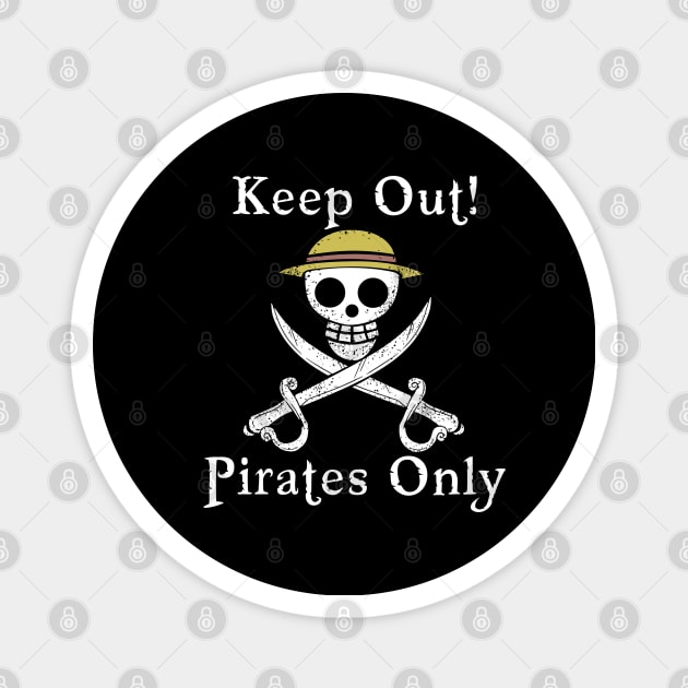 Pirates Only Magnet by peekxel